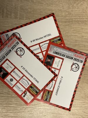 Autogrammkarte-Set 2026 (28 Stück)